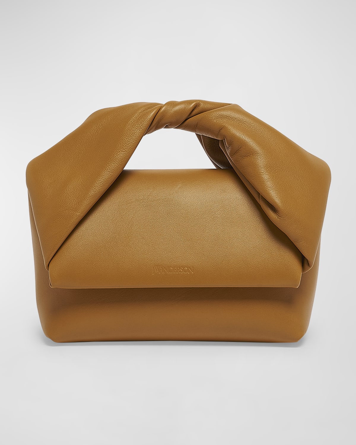 JW Anderson Twister Midi Leather Top-Handle Bag