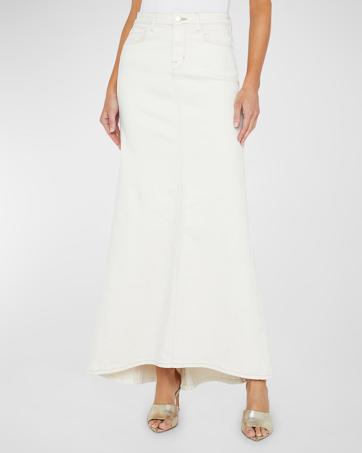 L'Agence Kailani Denim Mermaid Skirt