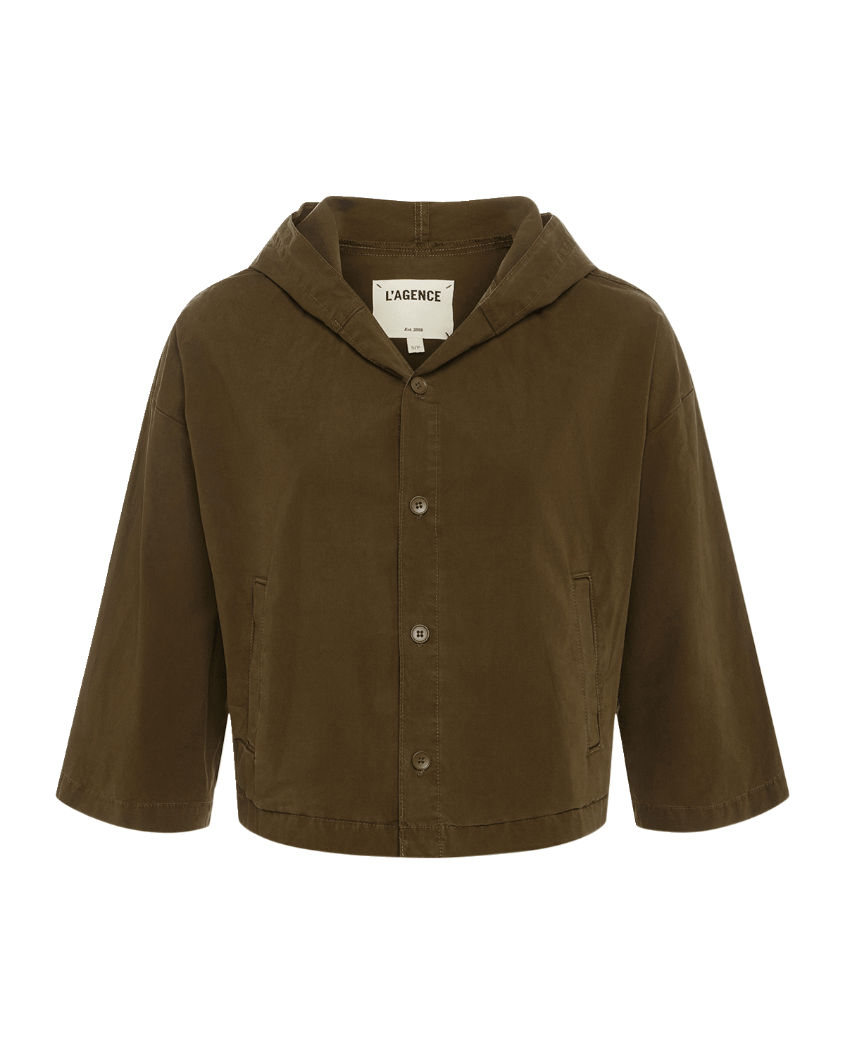 L'Agence Devi Hooded Swing Coat