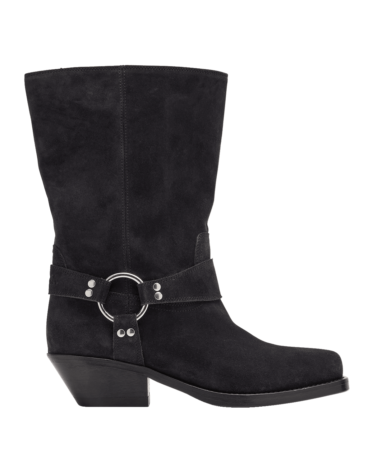 Isabel Marant Antya Suede Harness Moto Boots
