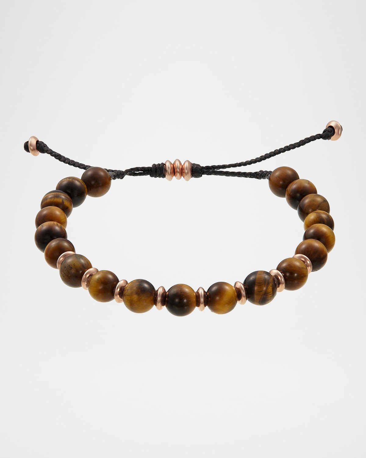 Link Up Men 's Tiger 's Eye Beaded Bracelet