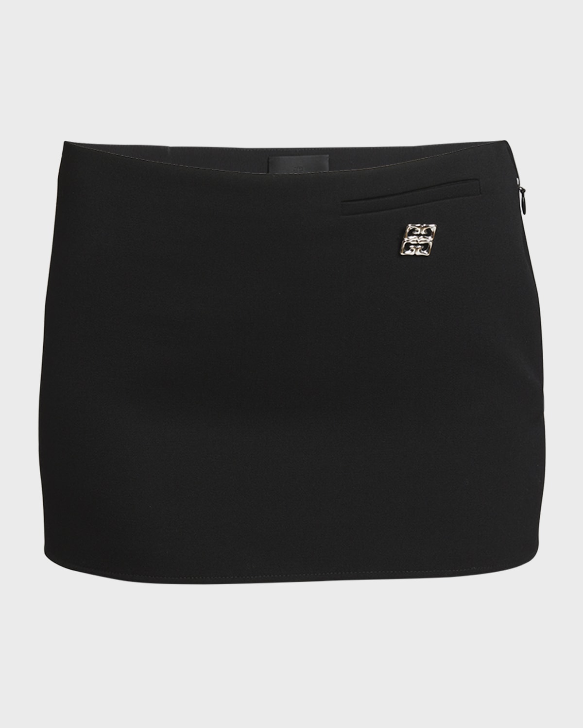 Givenchy Liquid 4G Crepe Mini Skirt