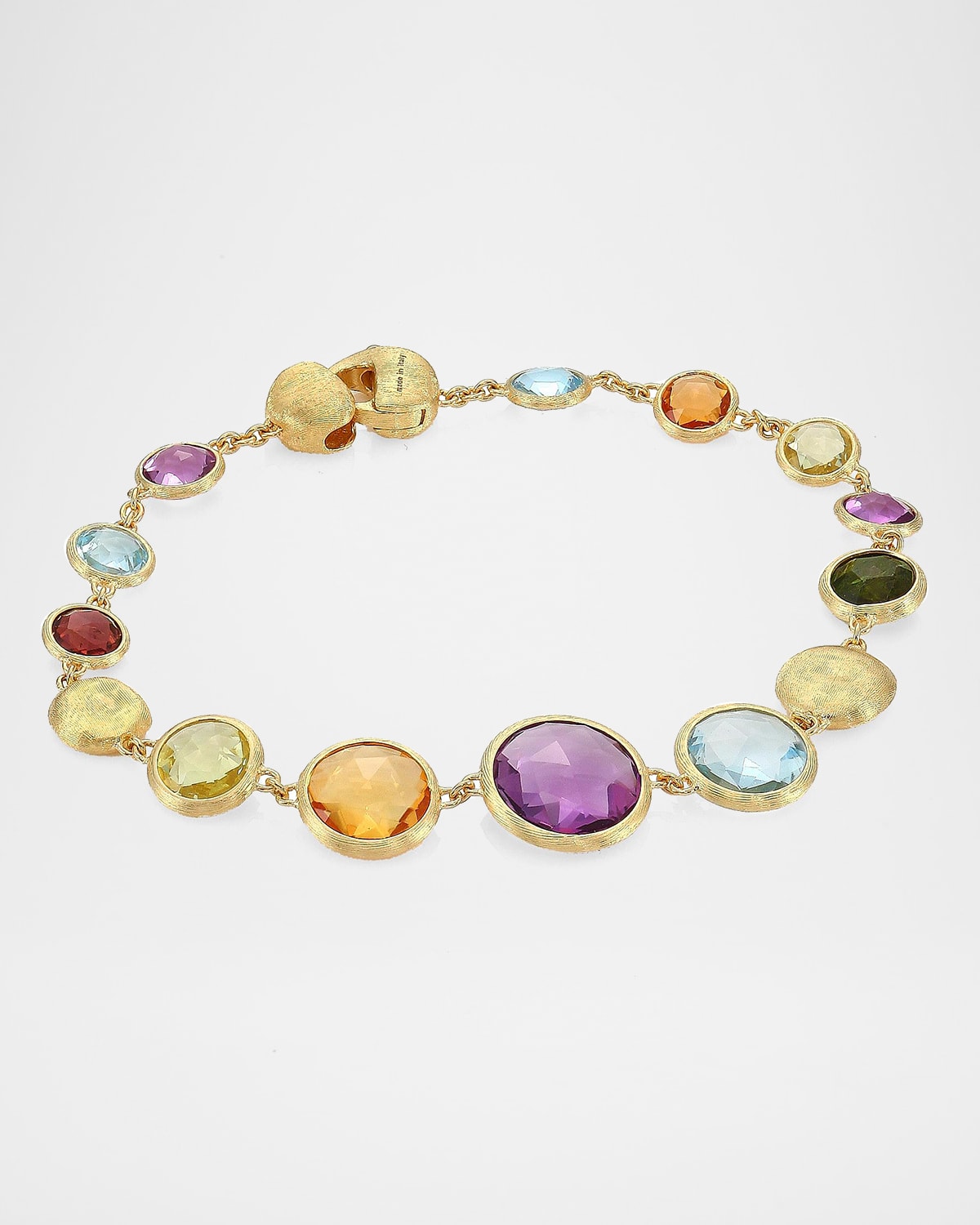 Marco Bicego Jaipur 18K Yellow Gold Gemstone Graduated Bracelet, 7.25"L