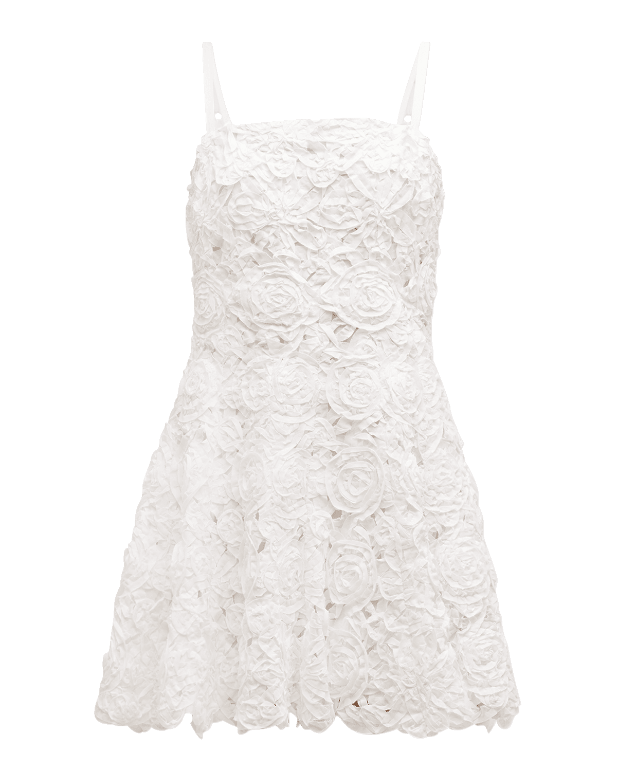 SIMKHAI Sophie Sleeveless Floral Lace Mini Dress