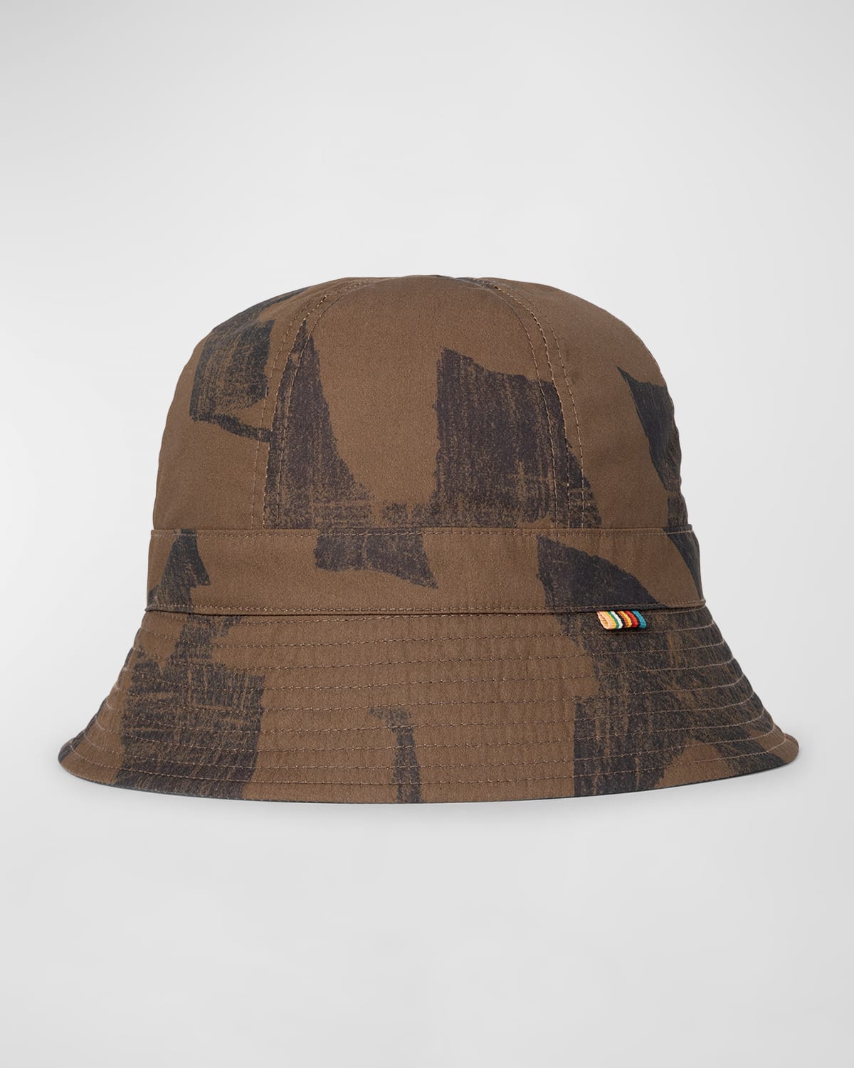 Paul Smith Men's Cotton-Nylon Reversible Print Bucket Hat