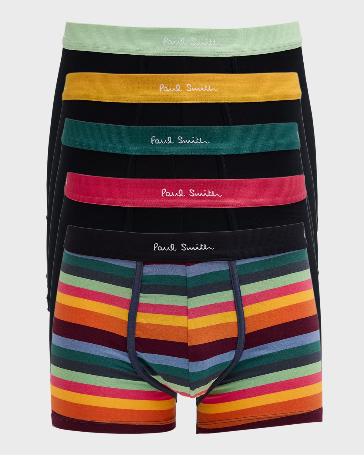 Paul Smith Men 's 5-Pack Artist Stripe Trunks