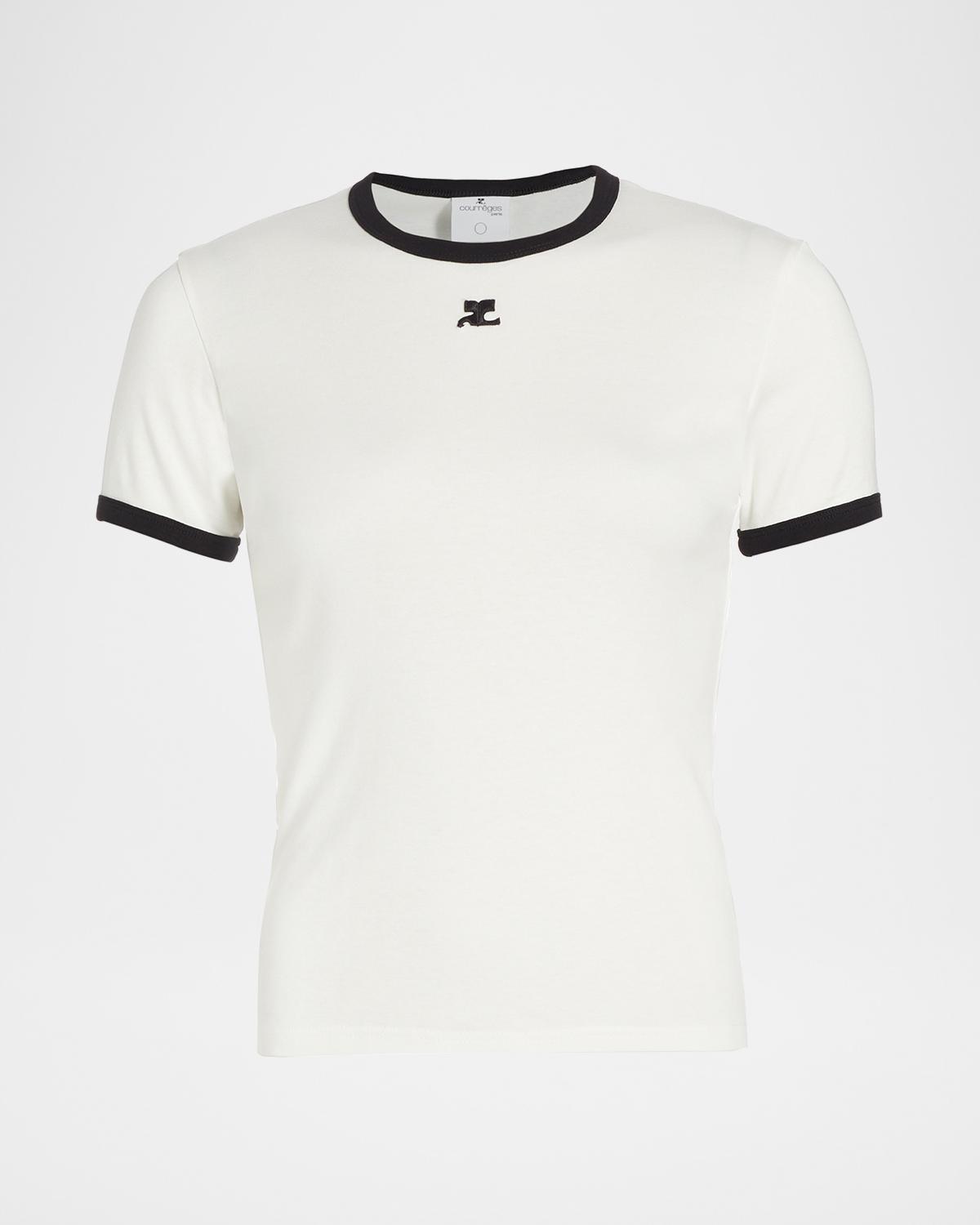 Courreges Signature Contrast T-Shirt