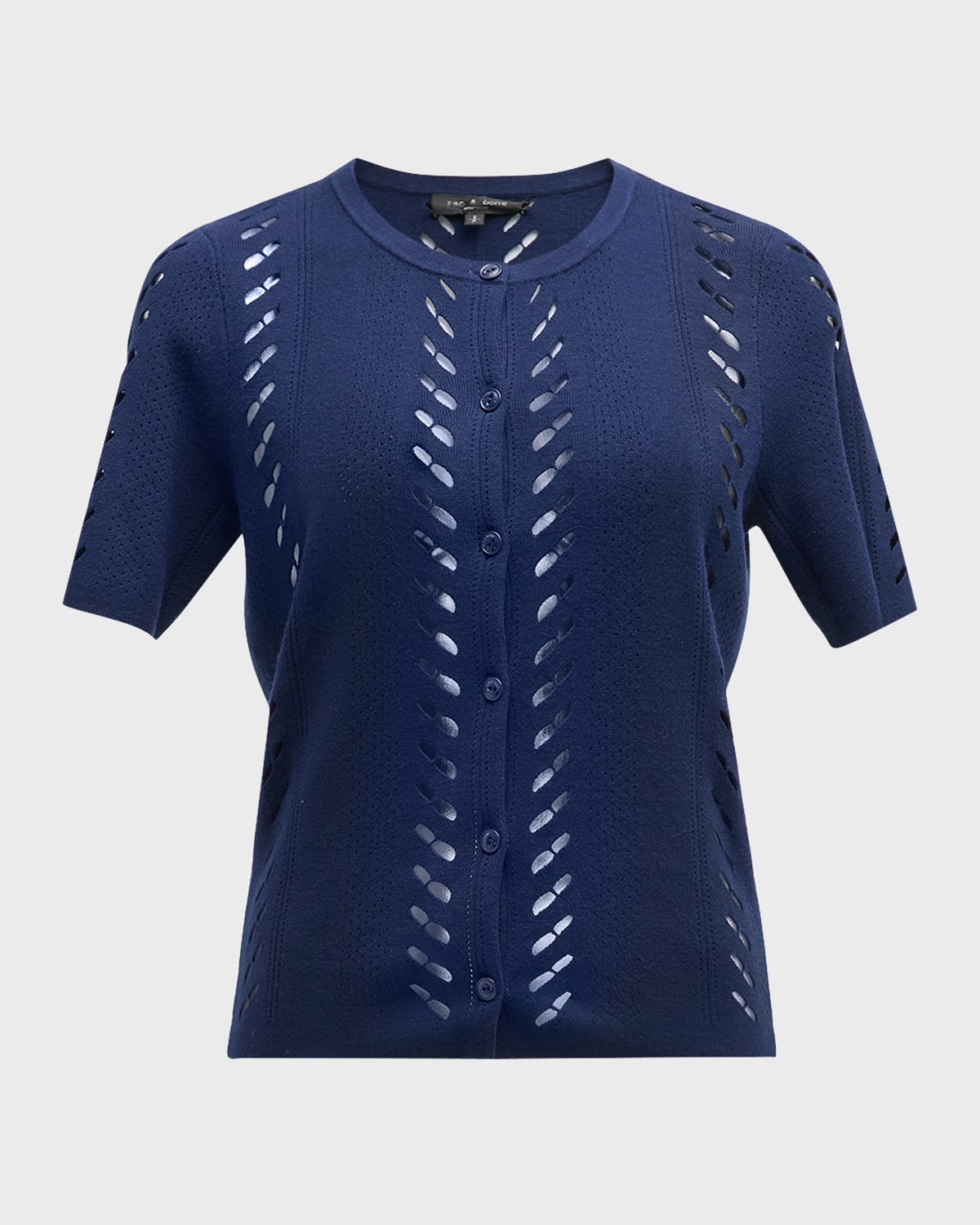 Rag & Bone Danna Short-Sleeve Cardigan