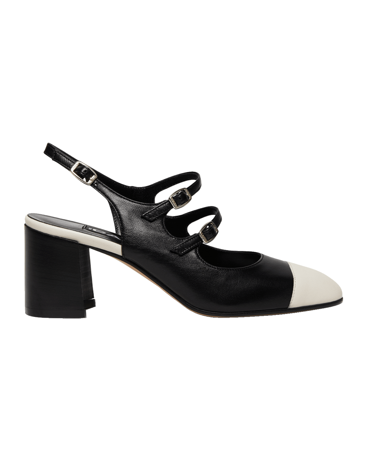 CAREL Papya Bicolor Mary Jane Slingback Pumps