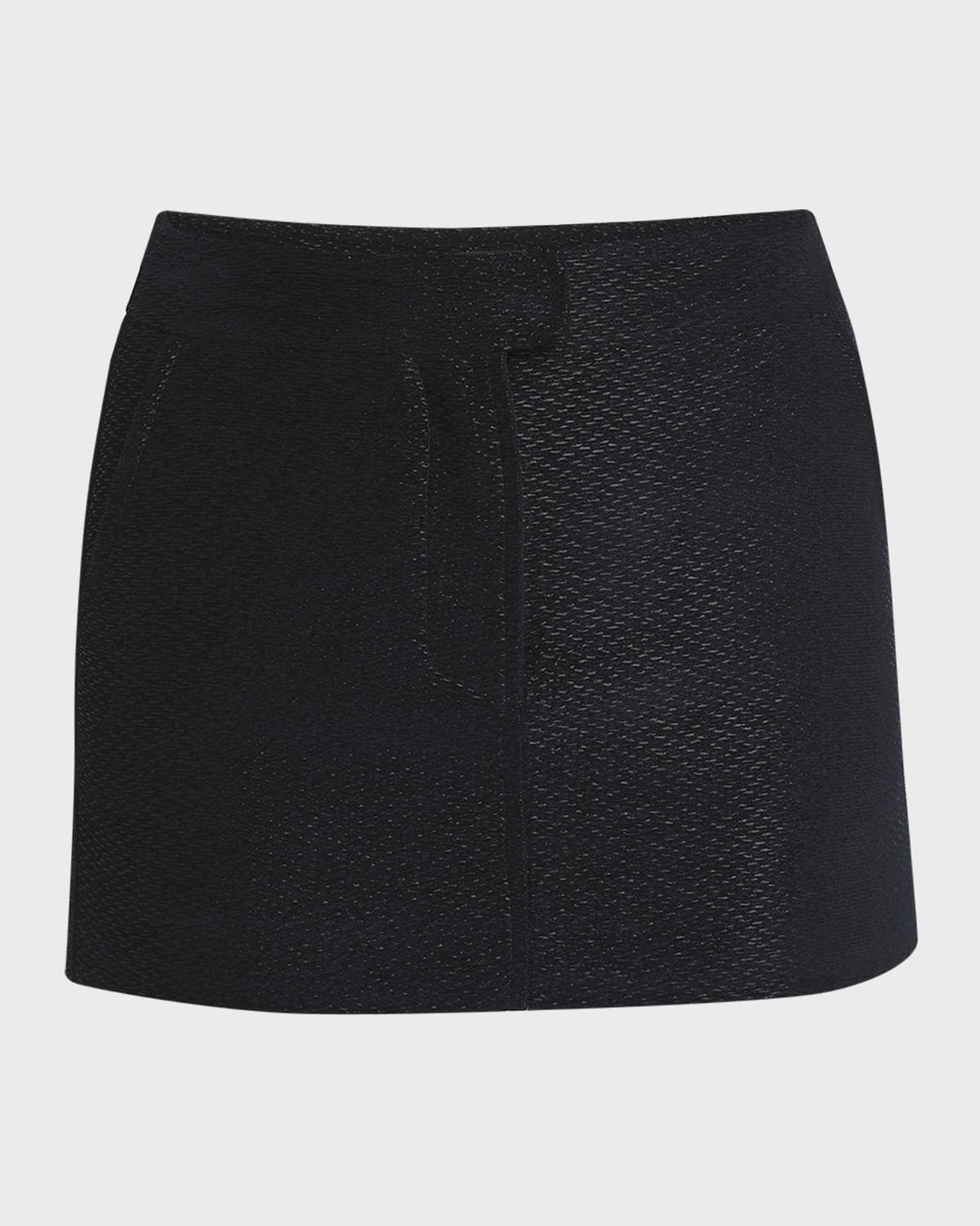 TOM FORD Metallic Silk-Blend Boucle Mini Skirt