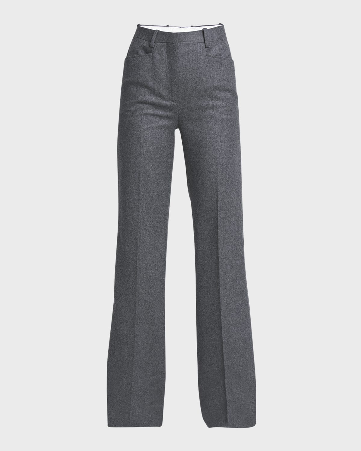 TOM FORD High-Rise Compact Virgin Wool Bootcut Pants