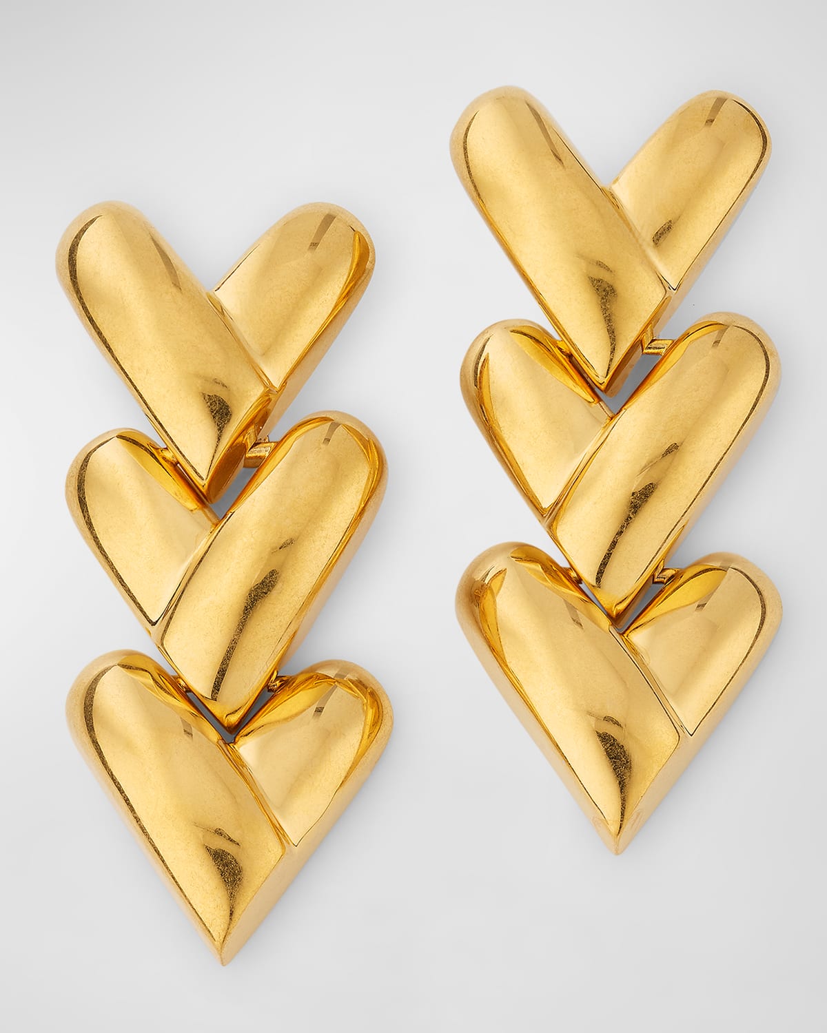 TOM FORD Heart Clip-On Drop Earrings