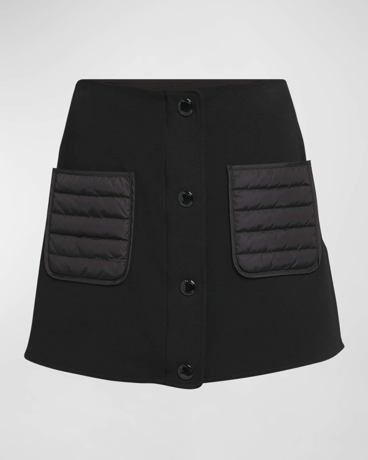 Moncler Punto Milano Quilted Pocket Mini Skirt
