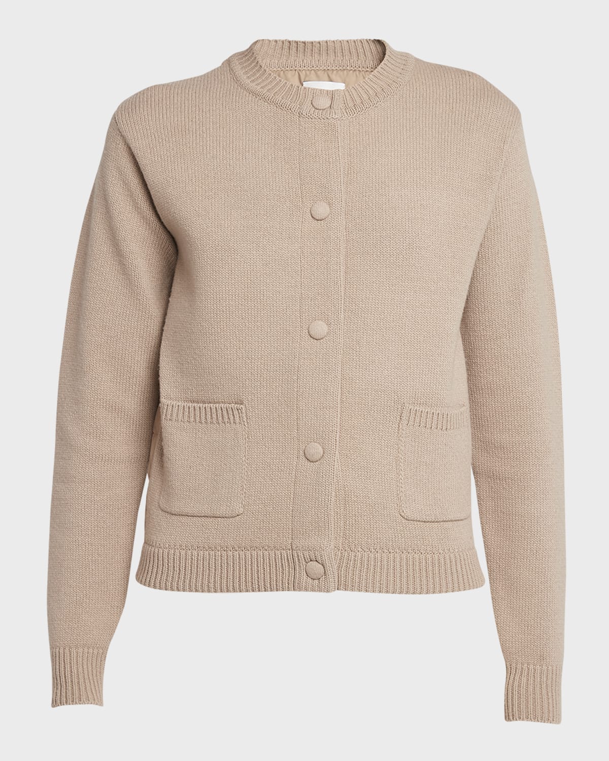 Moncler Carded Wool Lady Cardigan