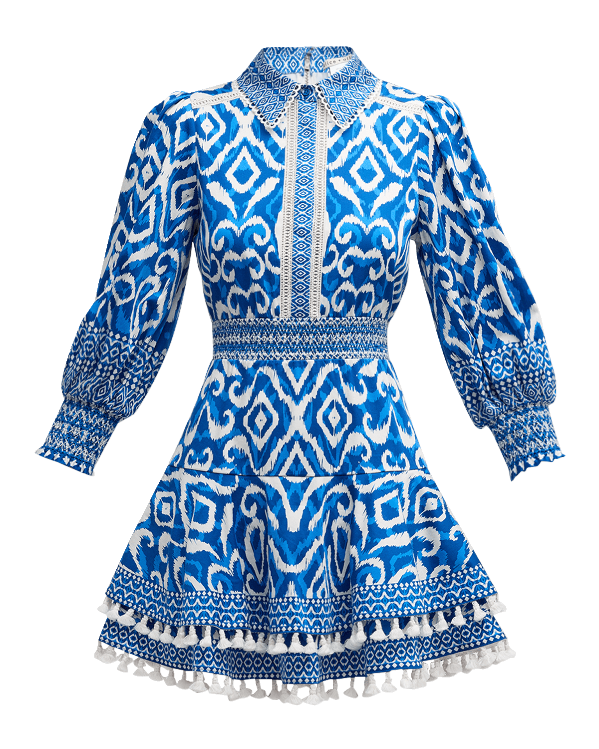 Alice + Olivia Artisan Ikat Loryn Mini Dress