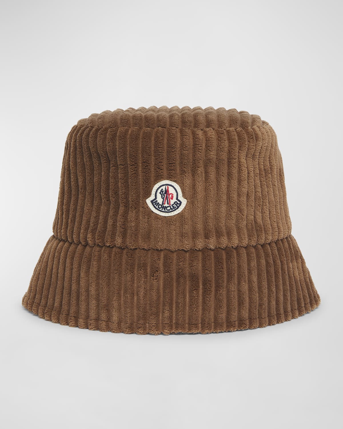 Moncler Velvet Logo Patch Bucket Hat