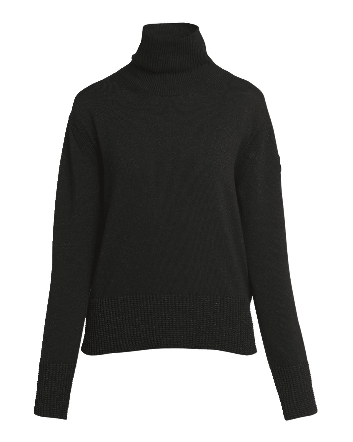Moncler Wool Lurex Turtleneck Sweater