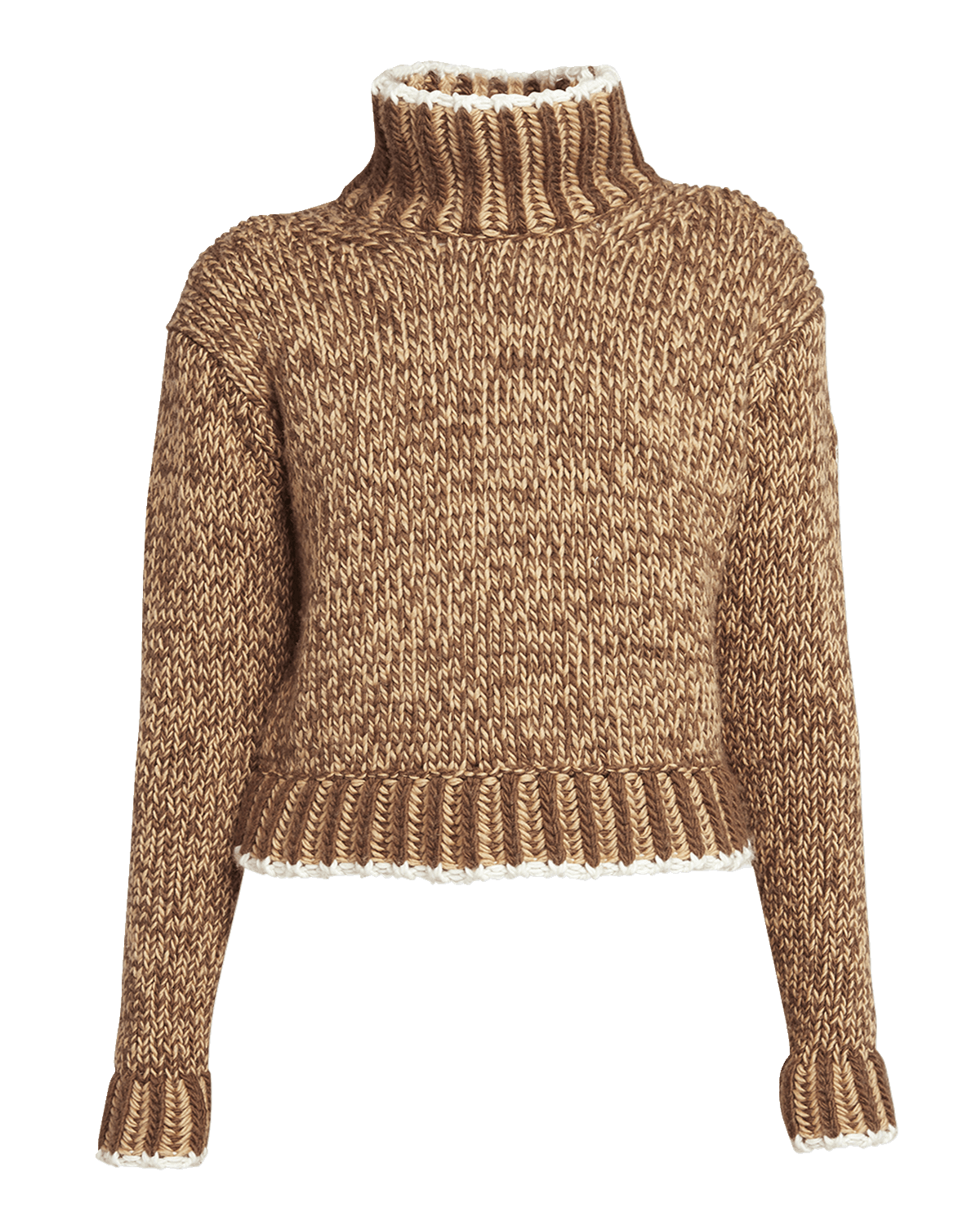 Moncler Patterned Wool Turtleneck Sweater