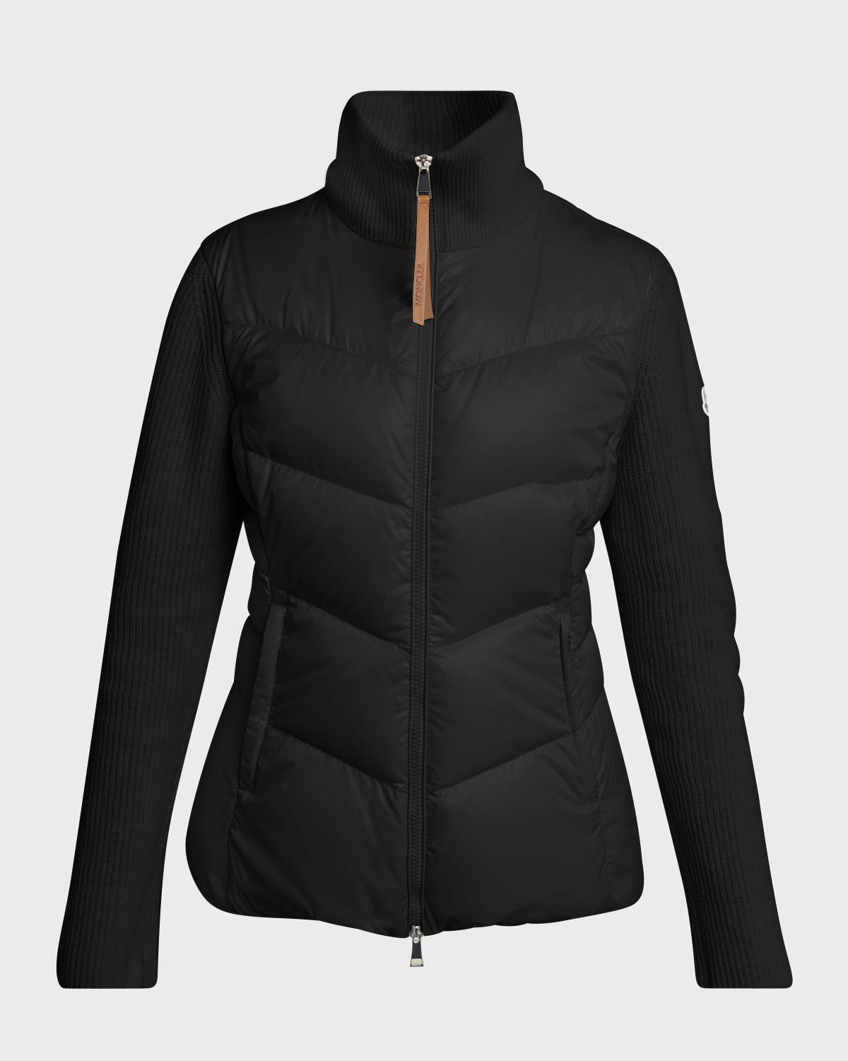 Moncler Puffer Knit Cardigan