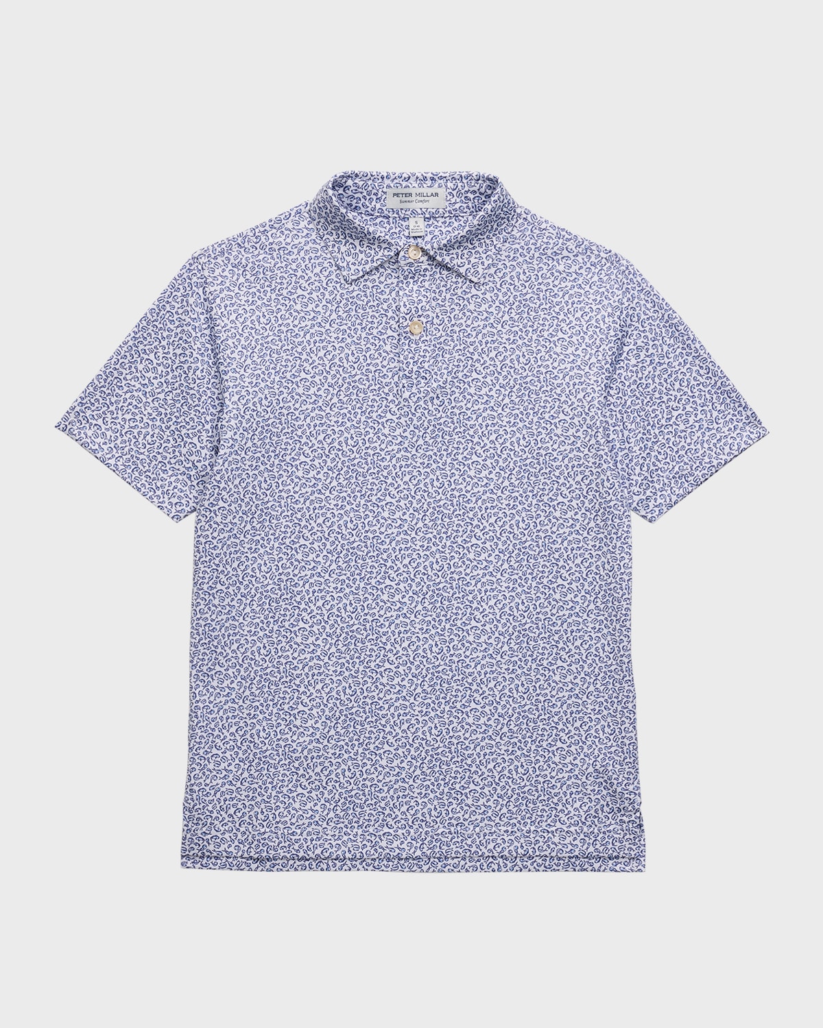 Peter Millar Boy's Mahi Mahi-Print Polo Shirt, Size XS-XL