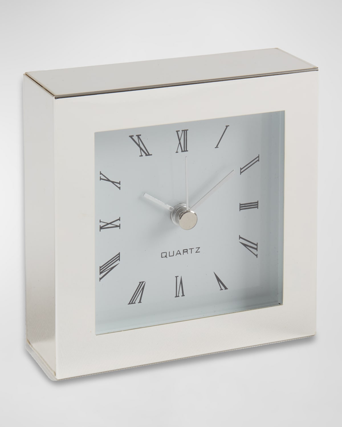 Bey-Berk Lyon Small Square Desk Clock