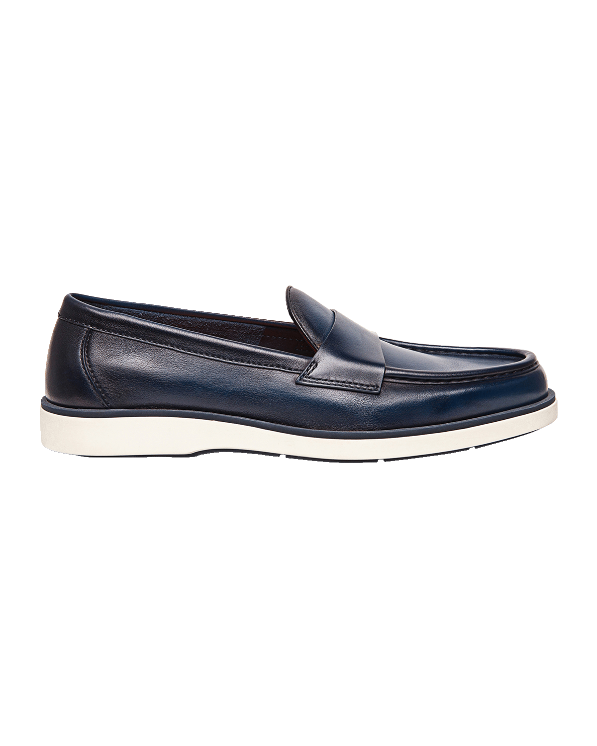 Santoni Men's Detroit Leather Penny Loafers