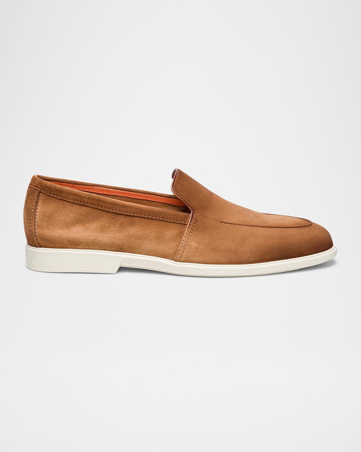 Santoni Men's Malibu Suede Loafers