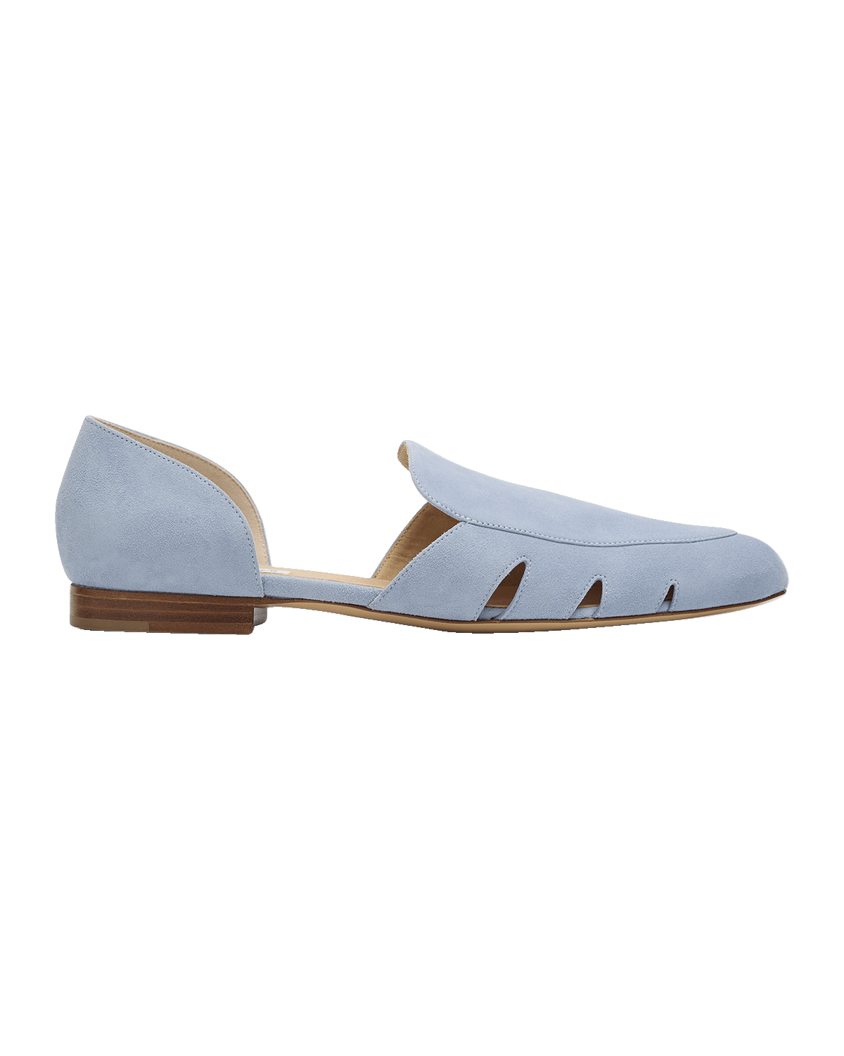 Gabriela Hearst Rory Suede Ballerina Loafers