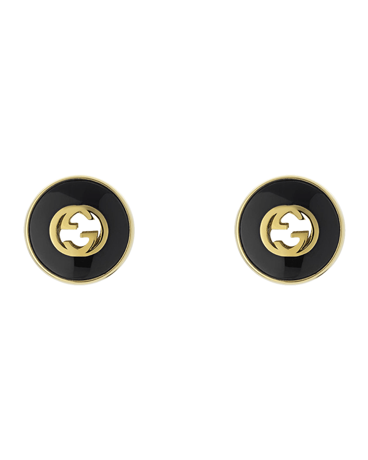 Gucci Interlocking G Stud Earrings, 12mm
