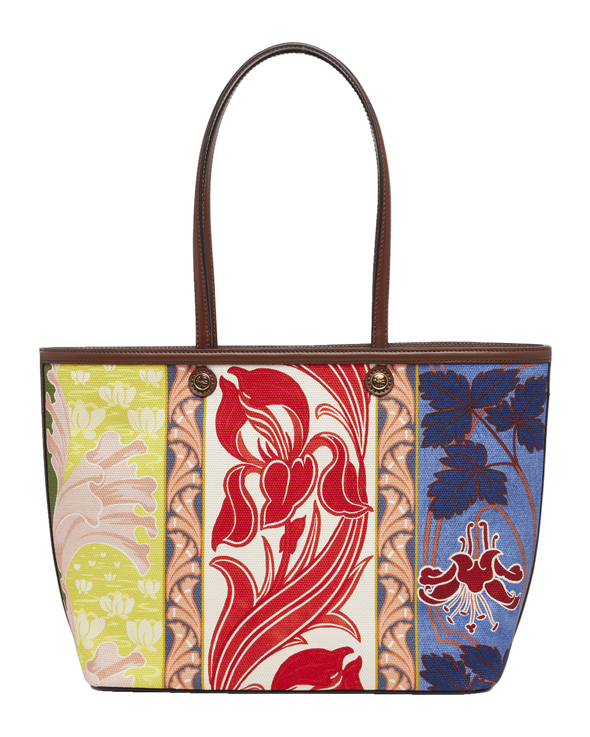Etro Essential Sea-Print Canvas Shopping Tote Bag