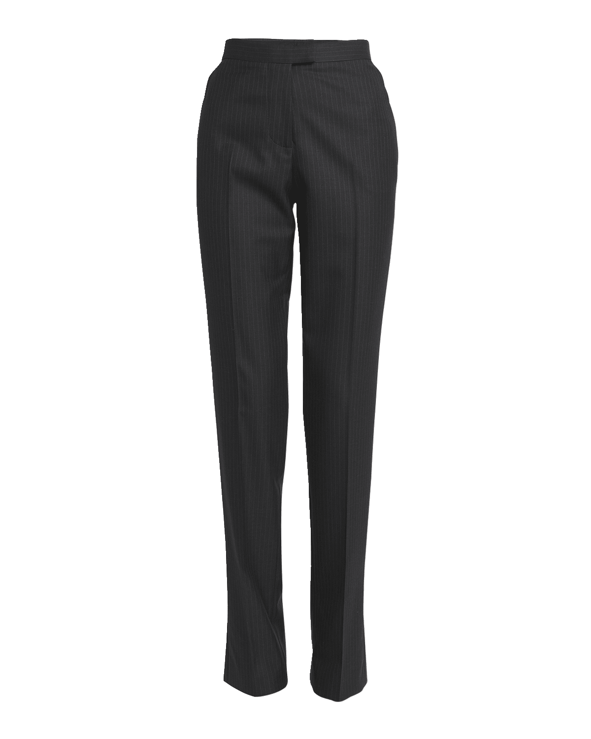 Alexander McQueen Straight-Leg Wool Pinstripe Trousers