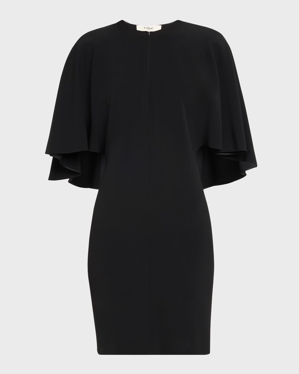 Chloe Jersey Mini Dress with Shawl Back