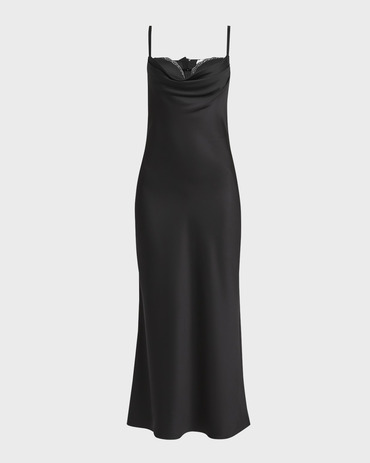 Alexander McQueen Draped Bustier Sleeveless Silk Midi Evening Dress