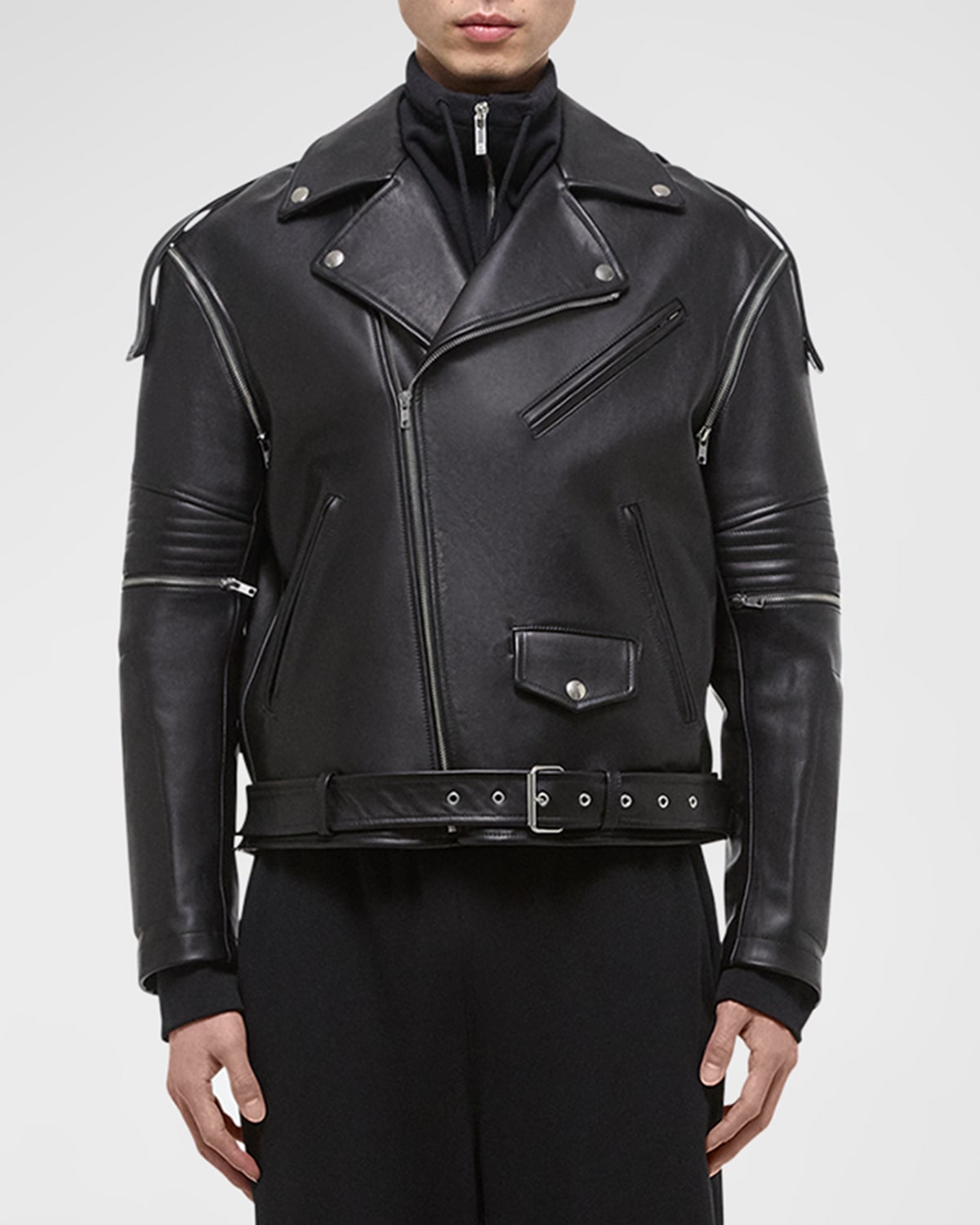 Helmut Lang Men's Astro Leather Biker Jacket