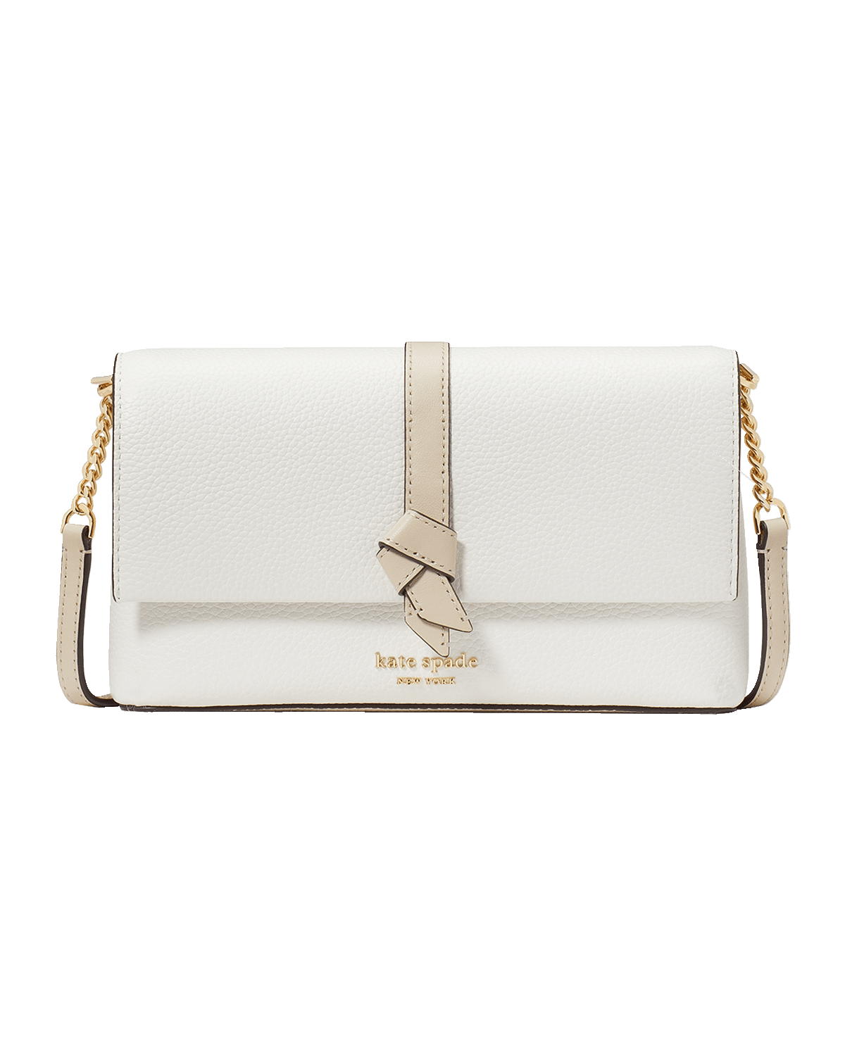 kate spade new york knott colorblock pebbled leather crossbody bag