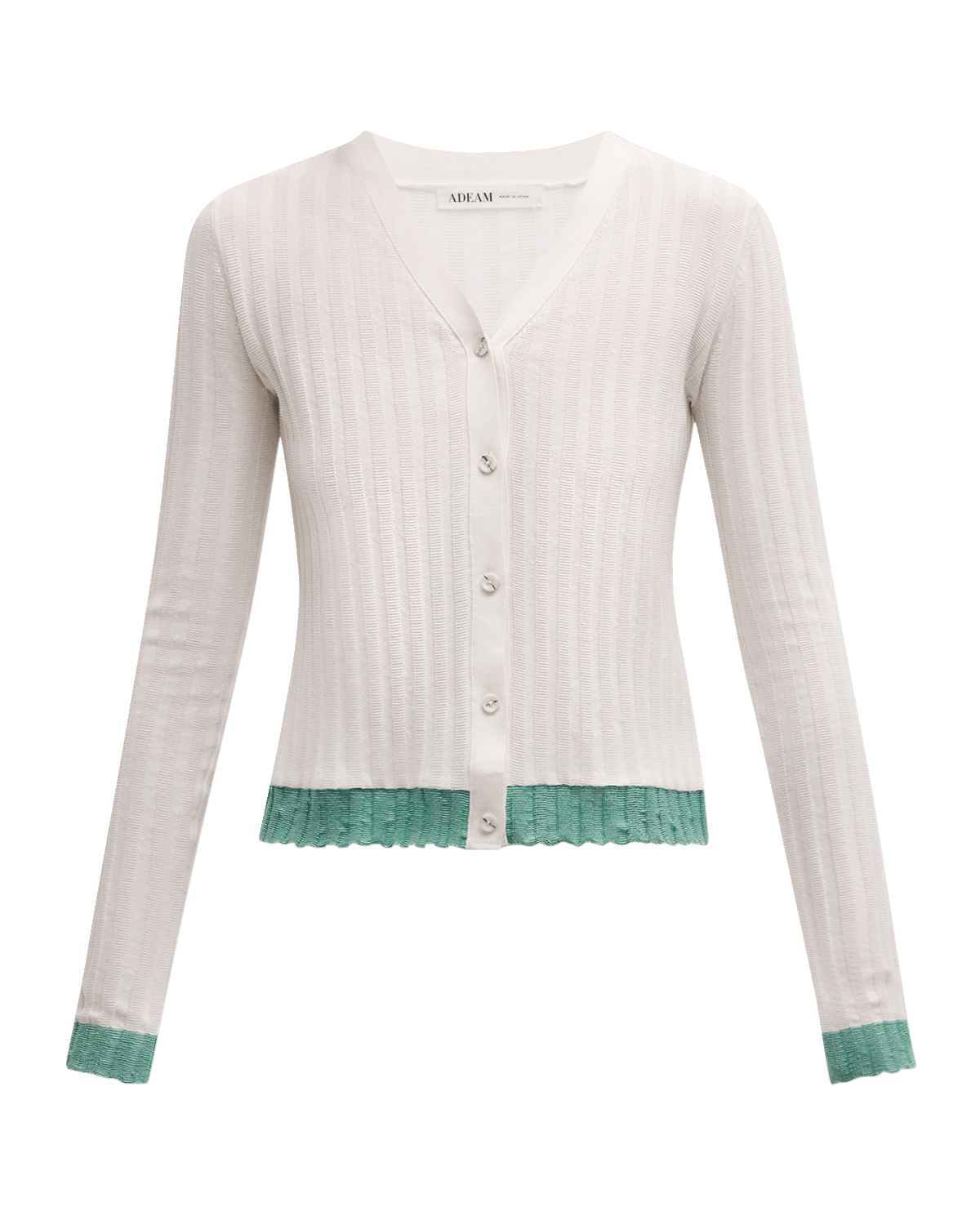 ADEAM Simona Rib V-Neck Cardigan