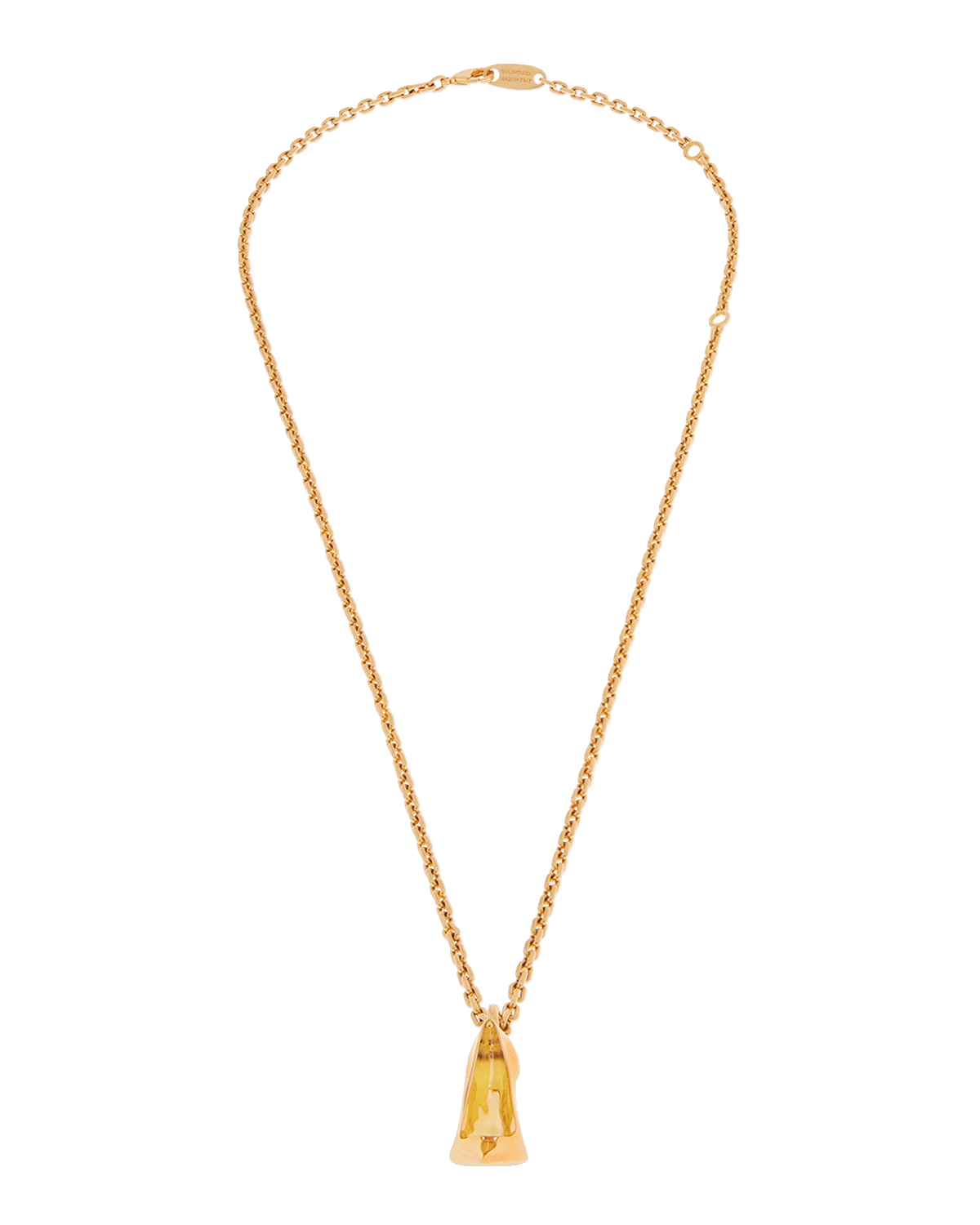 Balenciaga Keyholder Thin Honey Necklace