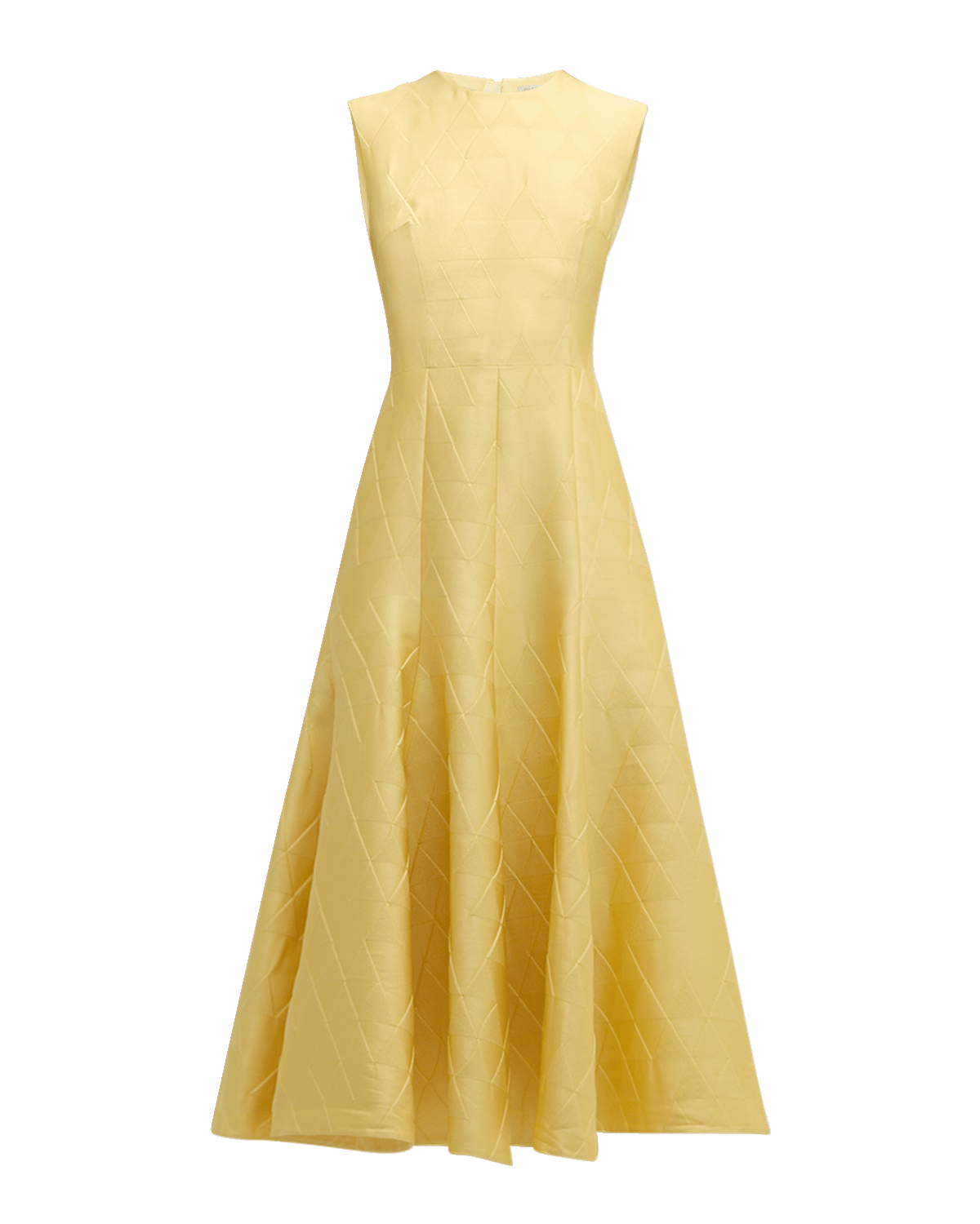 Emilia Wickstead Dellah Geometric Jacquard Sleeveless Midi Dress