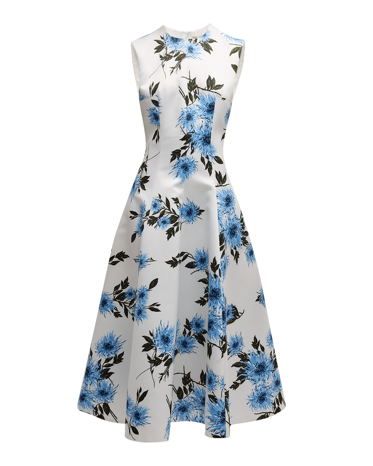 Emilia Wickstead Dahlia Floral Mara Midi Dress