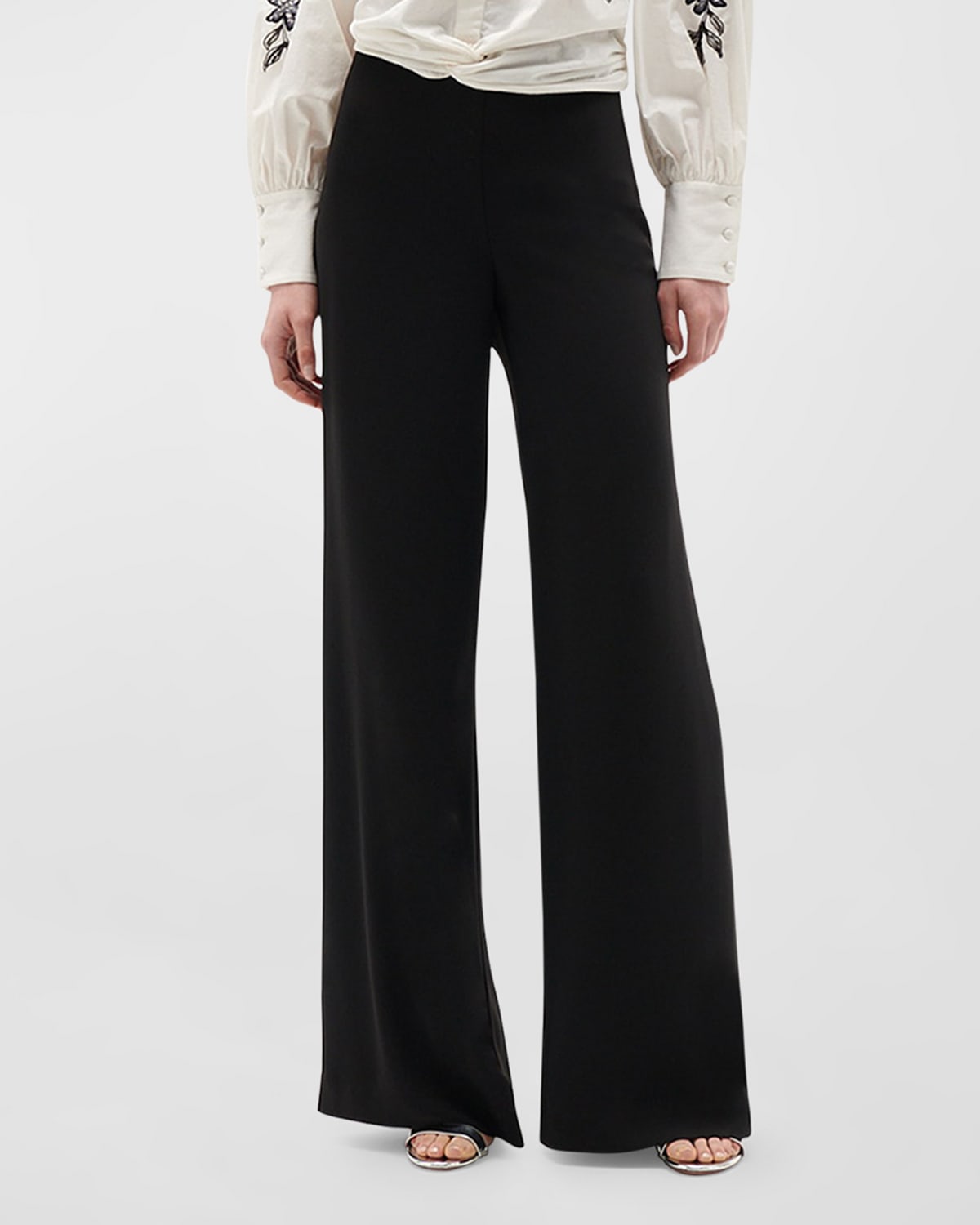 Figue Leticia High-Rise Wide-Leg Pants