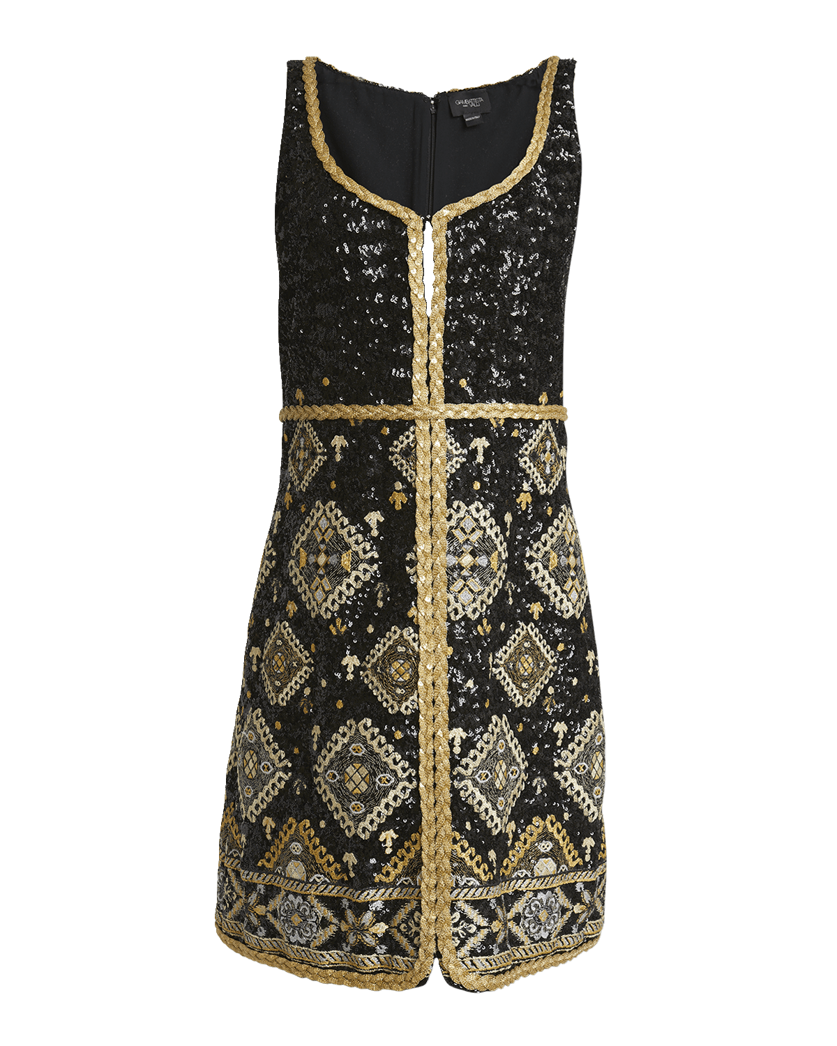 Giambattista Valli Sequin Embroidered Sleeveless Mini Dress