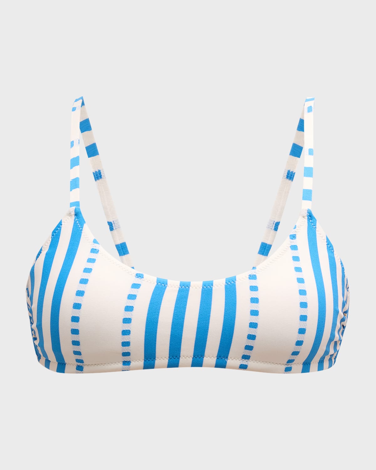 lemlem Striped Asha Scoop Bikini Top