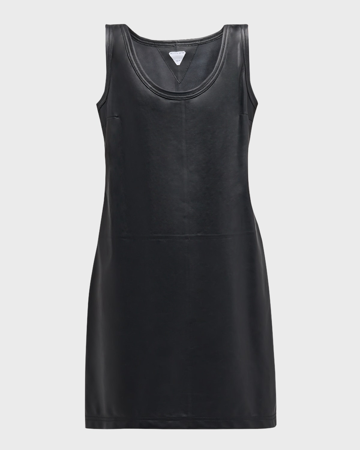 Bottega Veneta Nappa Leather Mini Tank Dress