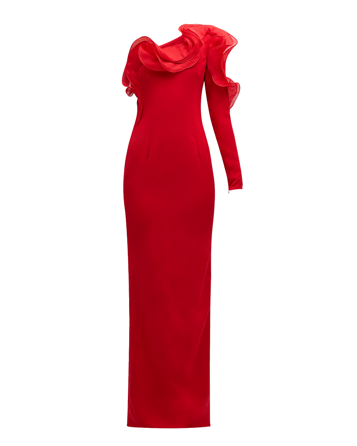 Gaurav Gupta Reo One-Shoulder Petal Gown