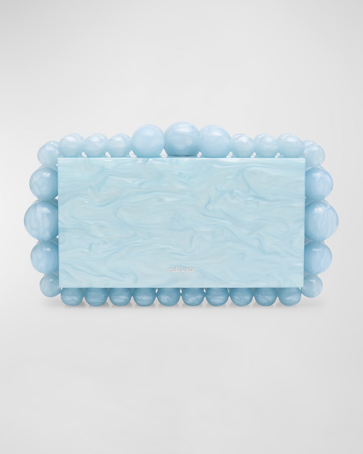 Cult Gaia Eos Beaded Acrylic Clutch Bag