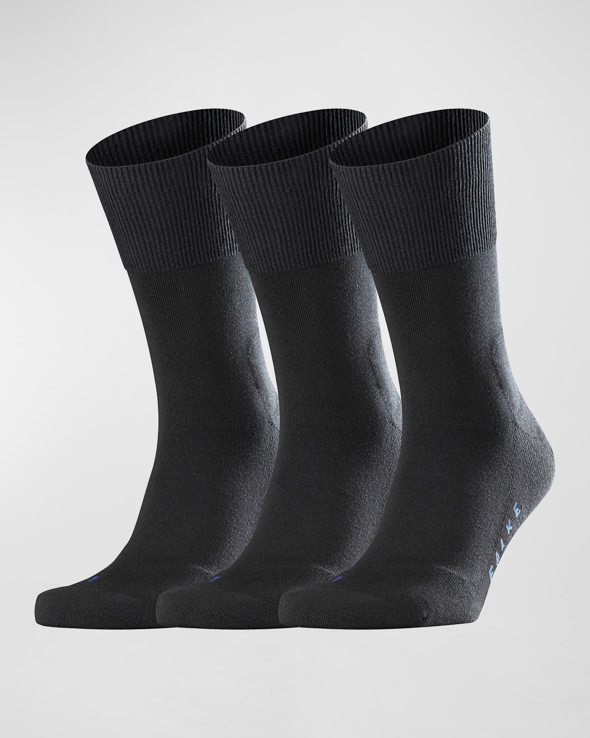 Falke Men 's Run 3-Pack Mid-Crew Sock Bundle
