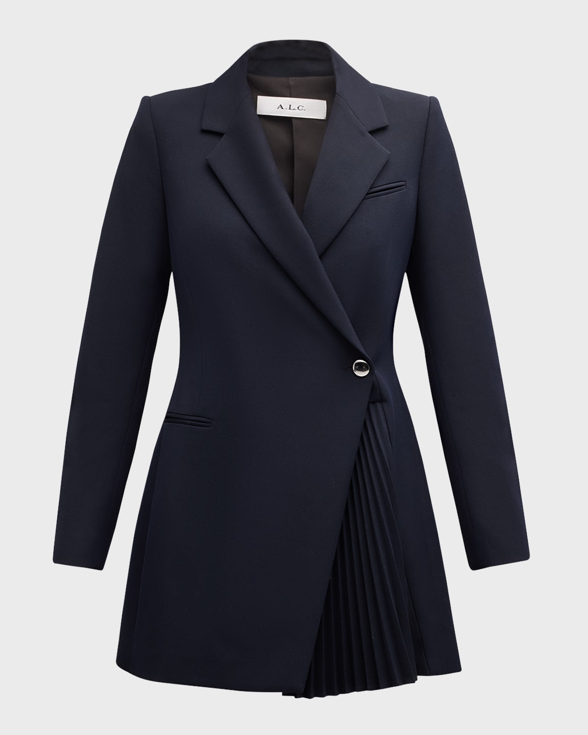 A.L.C. Callen Pleated Blazer Mini Dress