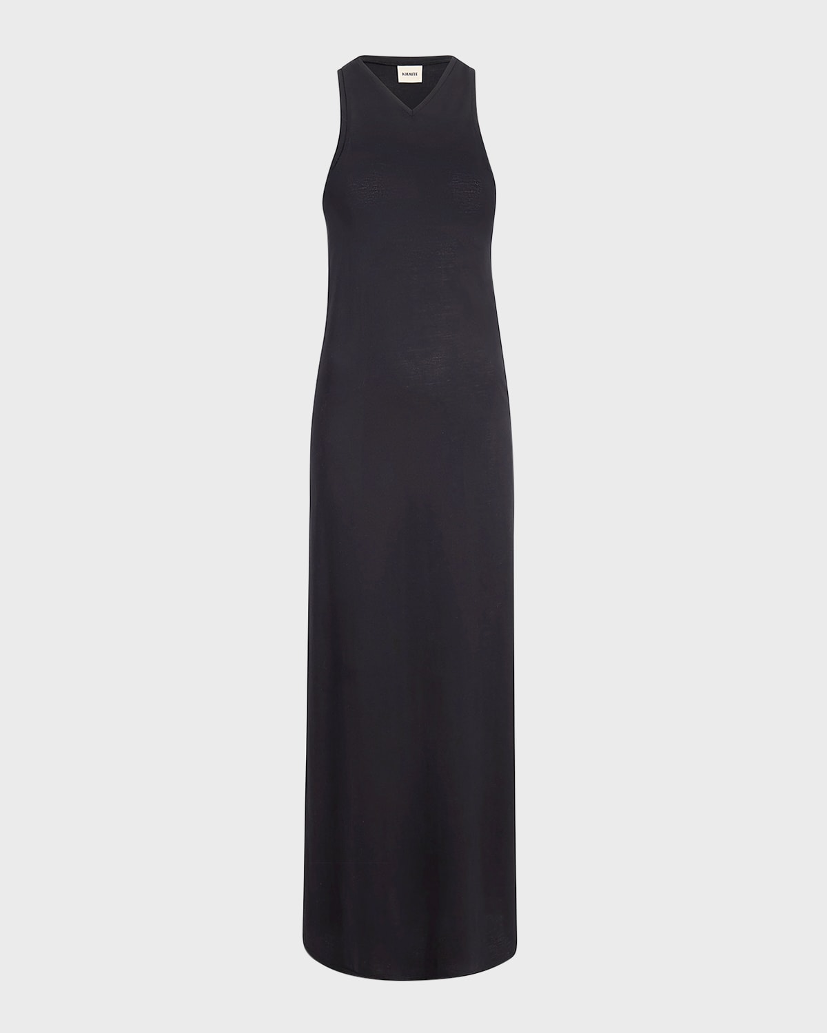 Khaite Vernetta Long Jersey Dress