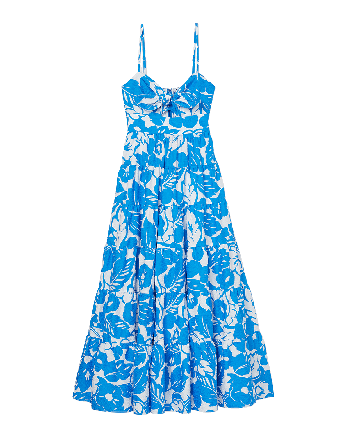 kate spade new york irene tiered floral-print maxi dress