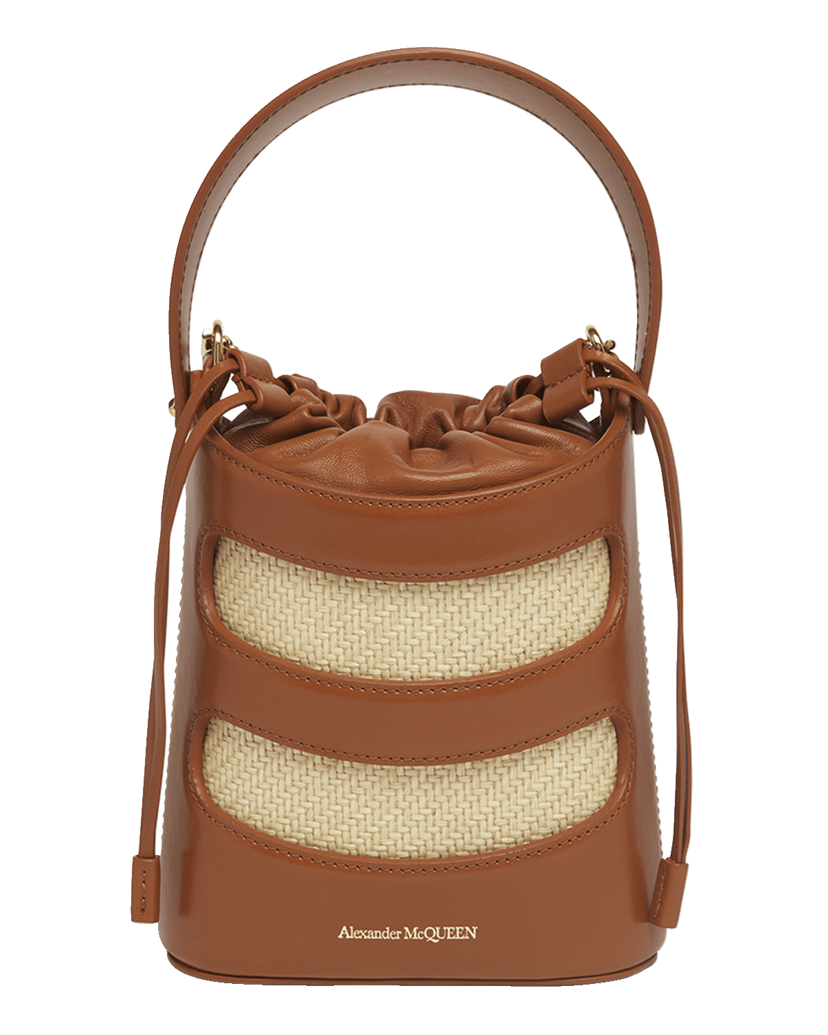 Alexander McQueen The Rise Mini Bucket Bag